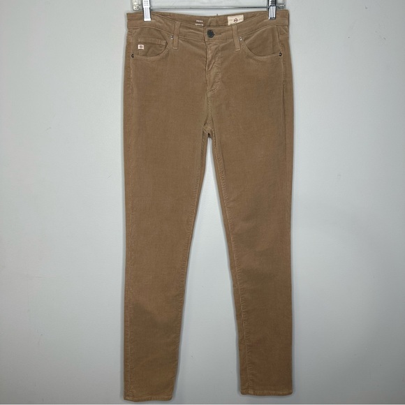 AG Adriano Goldschmied Prima Cigarette Cut Jeans In Envy Stretch Corduroy 27R - Picture 3 of 12